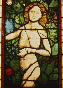 Adam in Paradise, 15th Century by Unbekannt Unbekannt